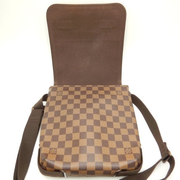 Louis Vuitton Damier Brooklyn PM Ebene Diagonal Shoulder Brown - Picture 7 of 8